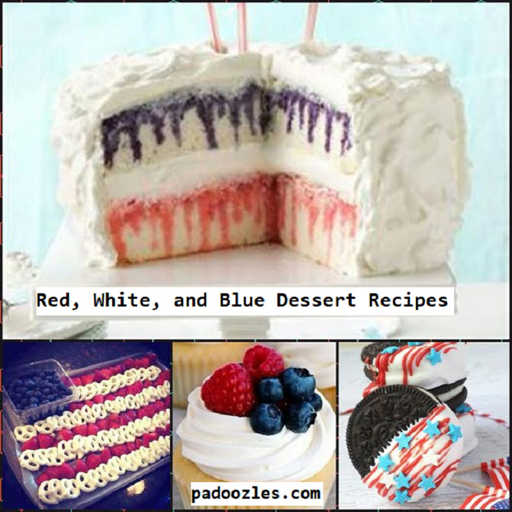 Red White And Blue Desserts Recipes
 Red White And Blue Dessert Recipes