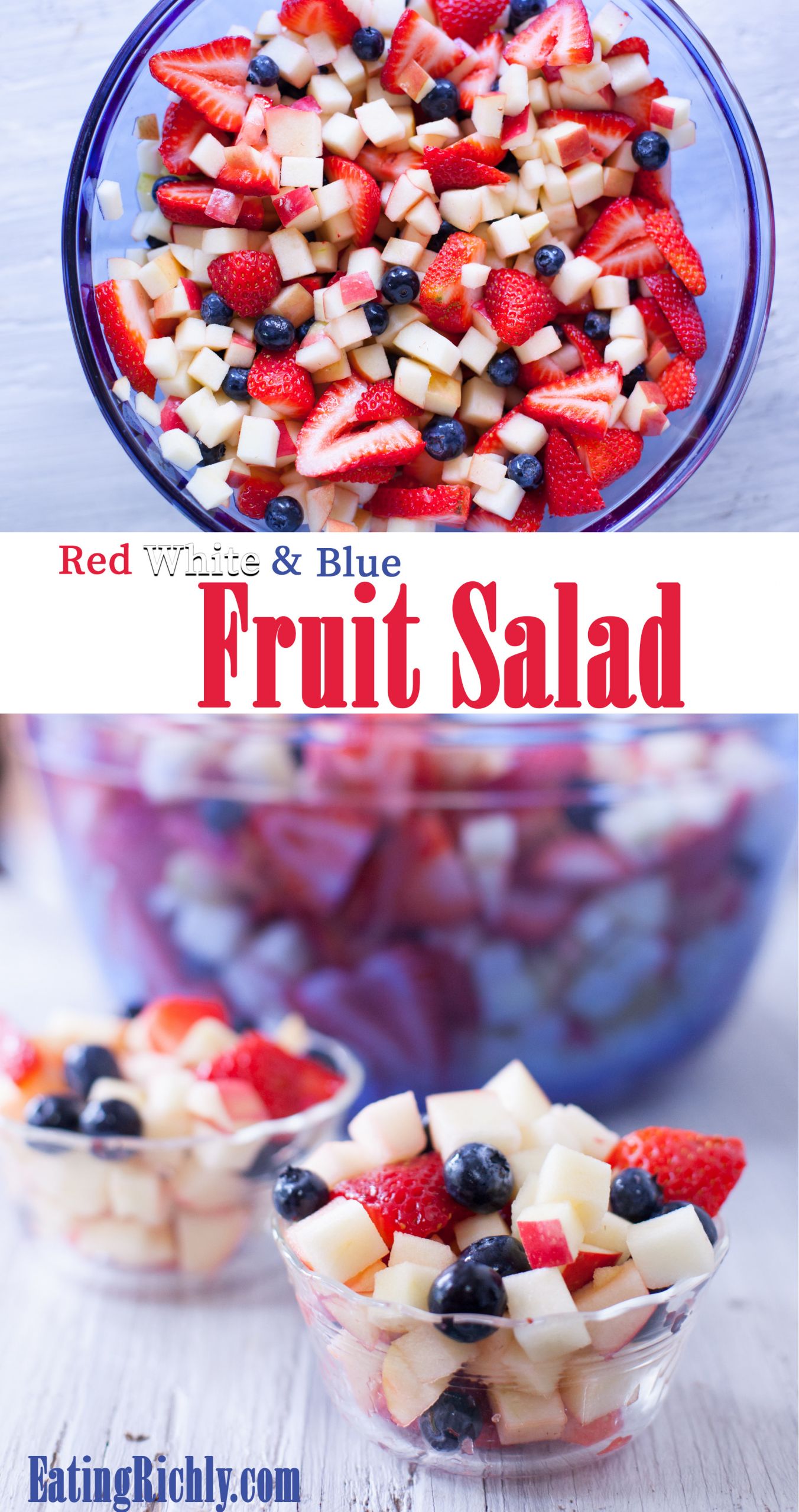 Red White And Blue Desserts Recipes
 Easy Red White and Blue Fruit Salad Recipe