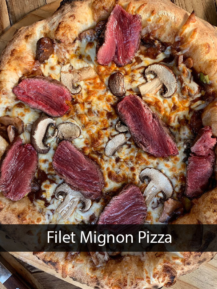 Red Wine Mushroom Gravy
 Filet Mignon Pizza with mushroom red wine gravy Grill