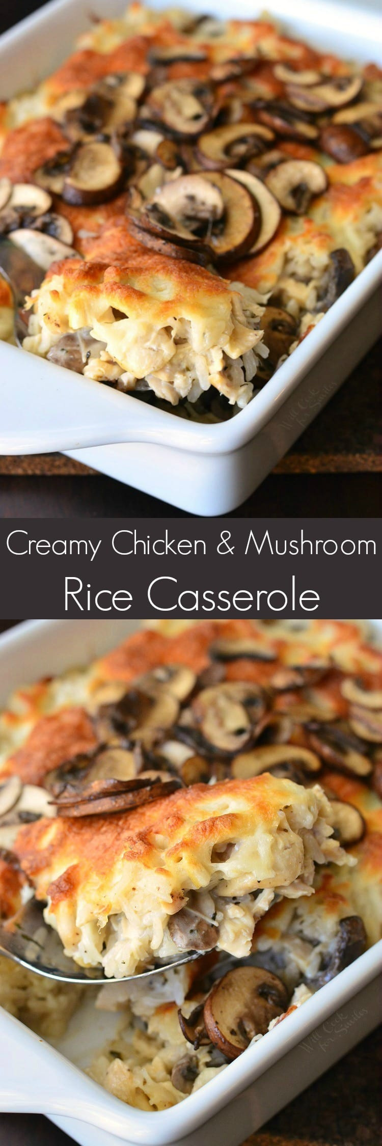 Rice And Mushroom Casserole
 Creamy Chicken Mushroom Rice Casserole Will Cook For Smiles