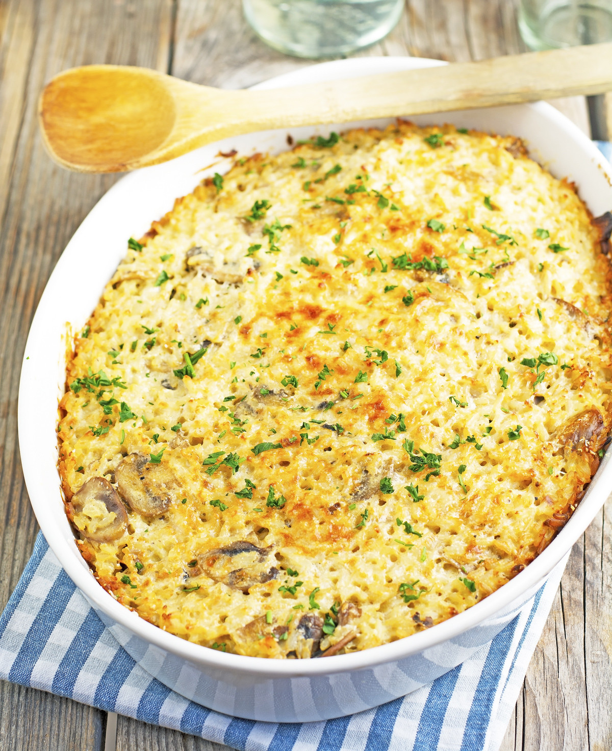 Rice And Mushroom Casserole
 The Iron You Easy Rice and Mushroom Casserole