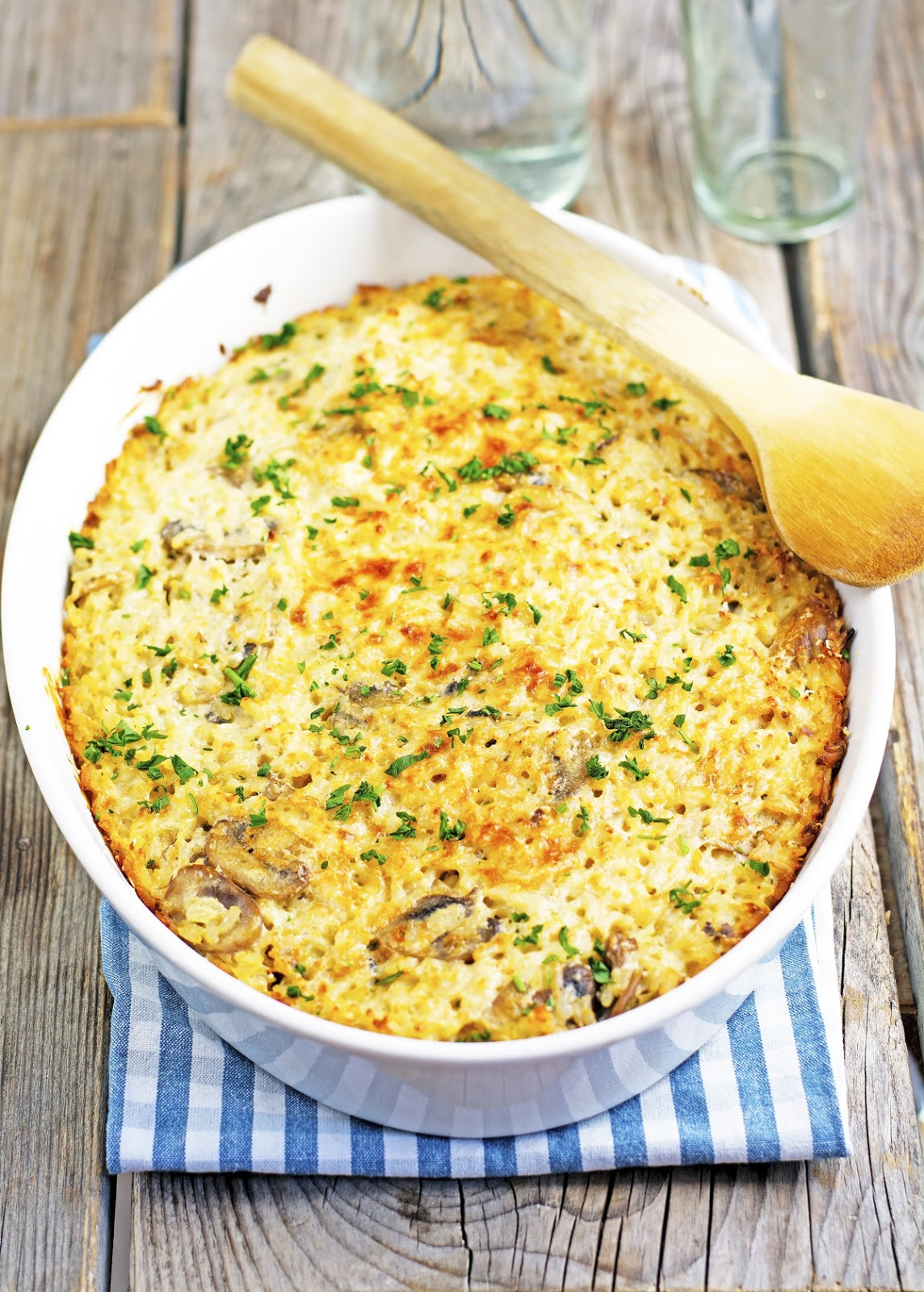 Rice And Mushroom Casserole
 The Iron You Easy Rice and Mushroom Casserole