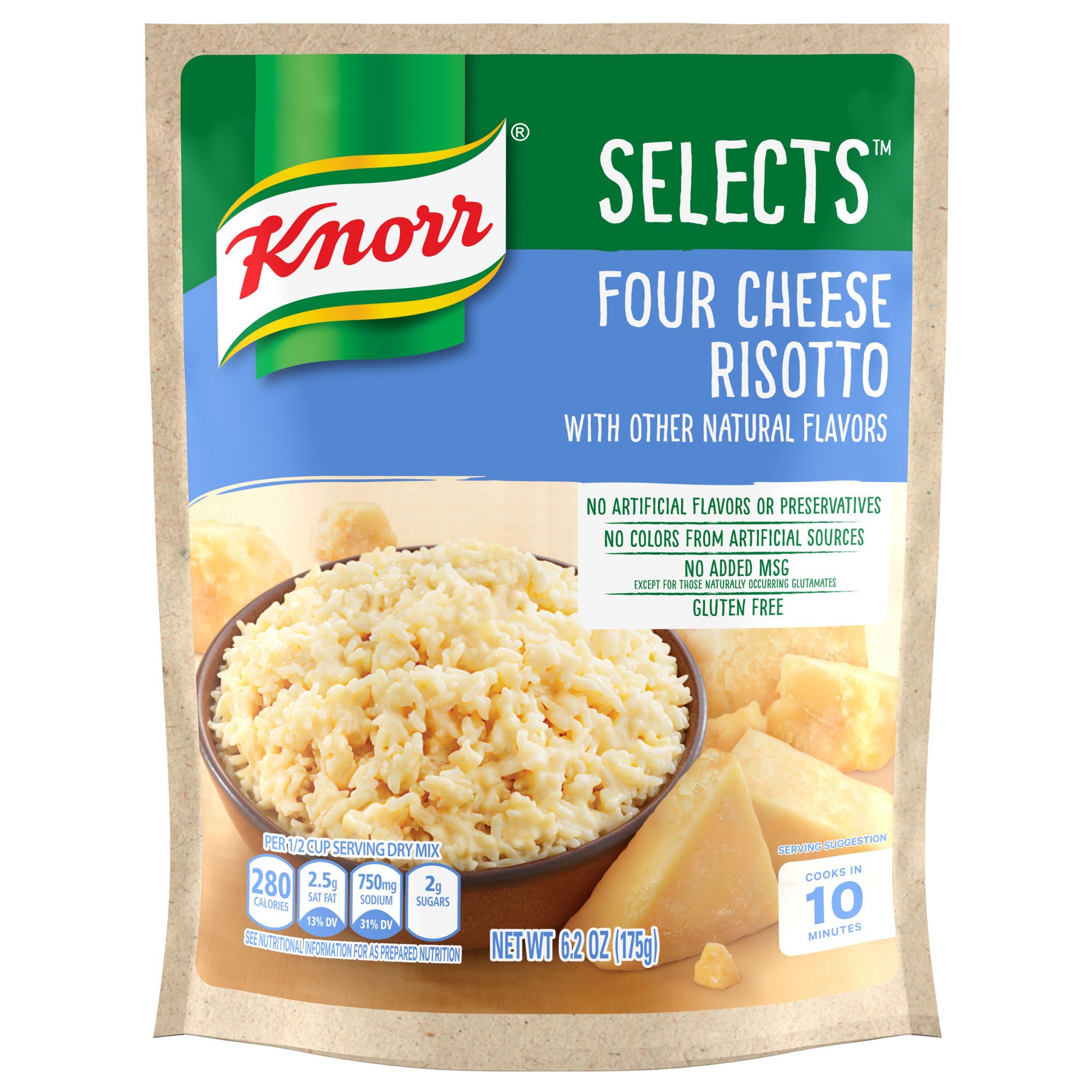 Risotto Side Dish
 3 Pack Knorr Selects Four Cheese Risotto Rice Side Dish