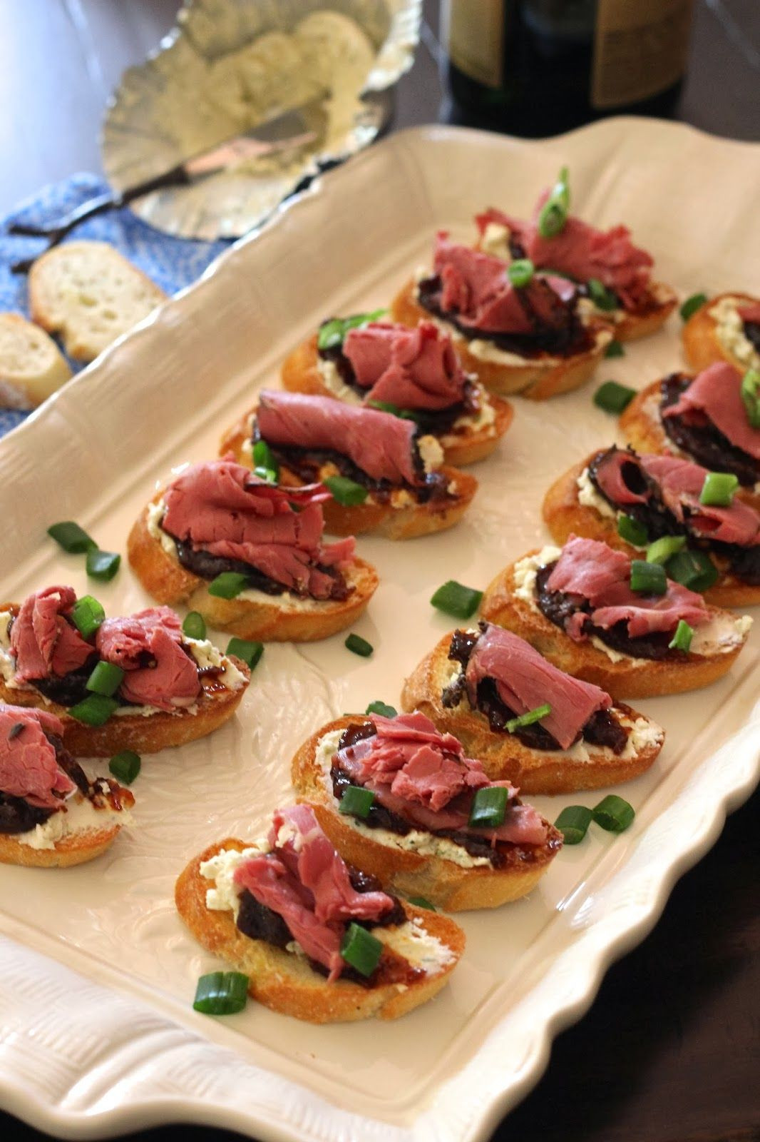 Roast Beef Appetizers Beautiful Roast Beef Crostini A Perfect New Year S Eve Appetizer