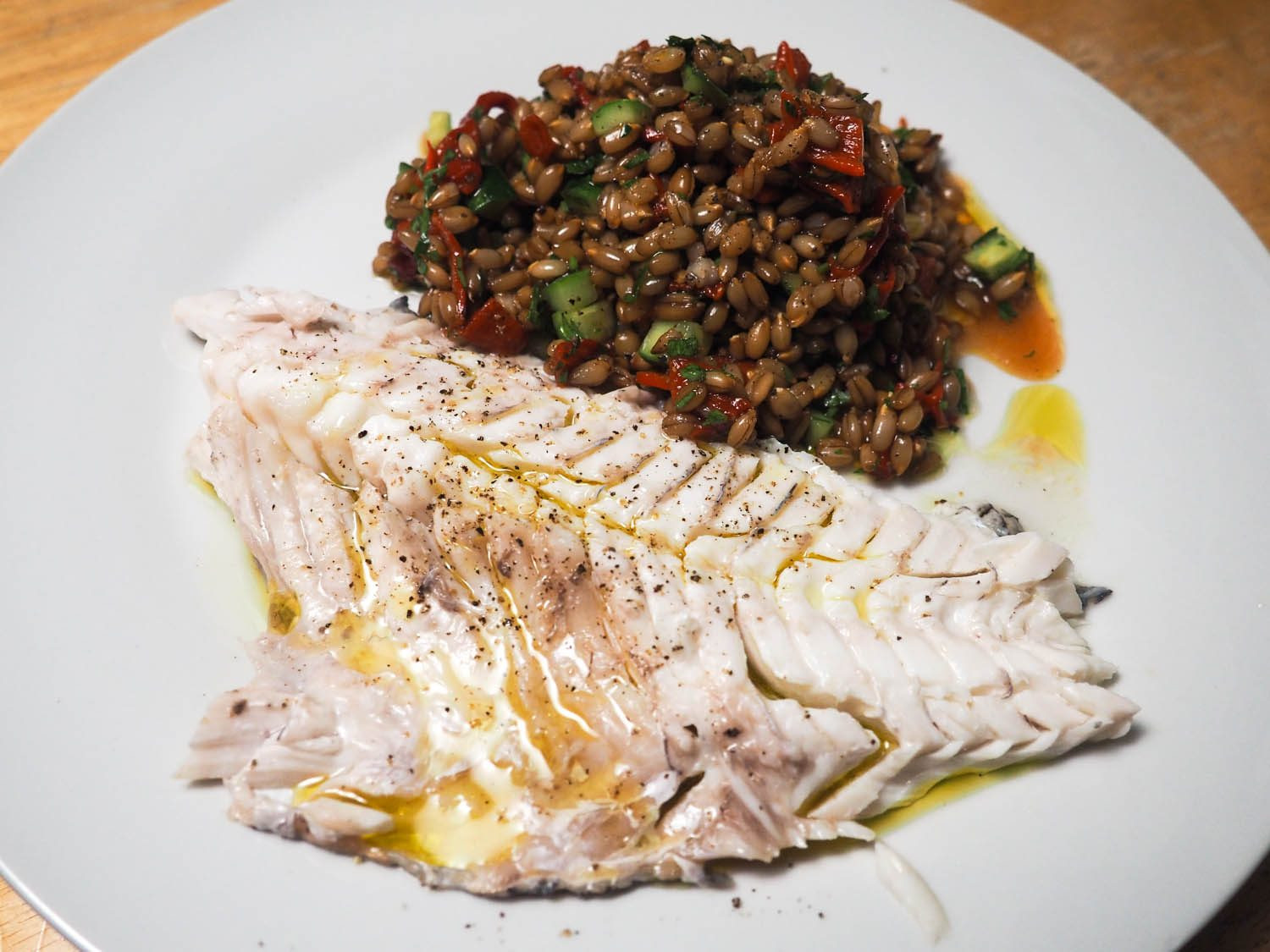 Roast Fish Recipes
 Whole Roasted Fish With Oregano Parsley and Lemon Recipe