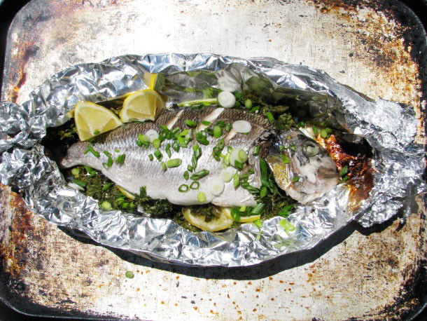 Roast Fish Recipes
 Sunday Supper Roast Fish Stuffed with Lemon and Herbs