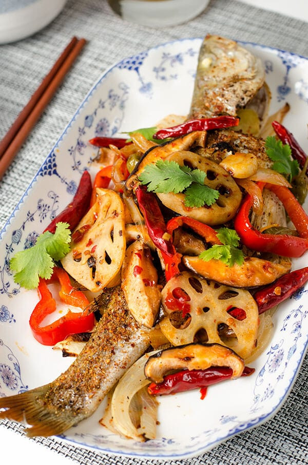 Roast Fish Recipes
 Chinese Spicy Roast Fish 重庆烤鱼