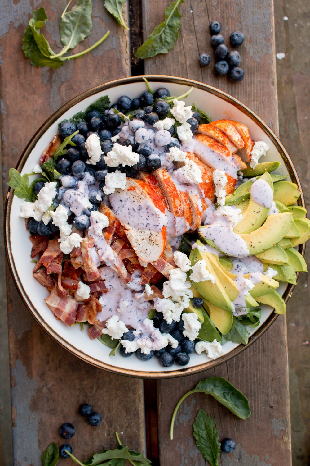 Roasted Chicken Salad
 Roast Chicken Salad with Avocado and Blueberries – Honest