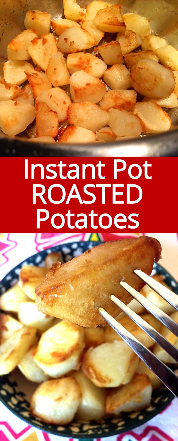 Roasted Potatoes In Instant Pot
 Instant Pot Roasted Potatoes Recipe – Melanie Cooks