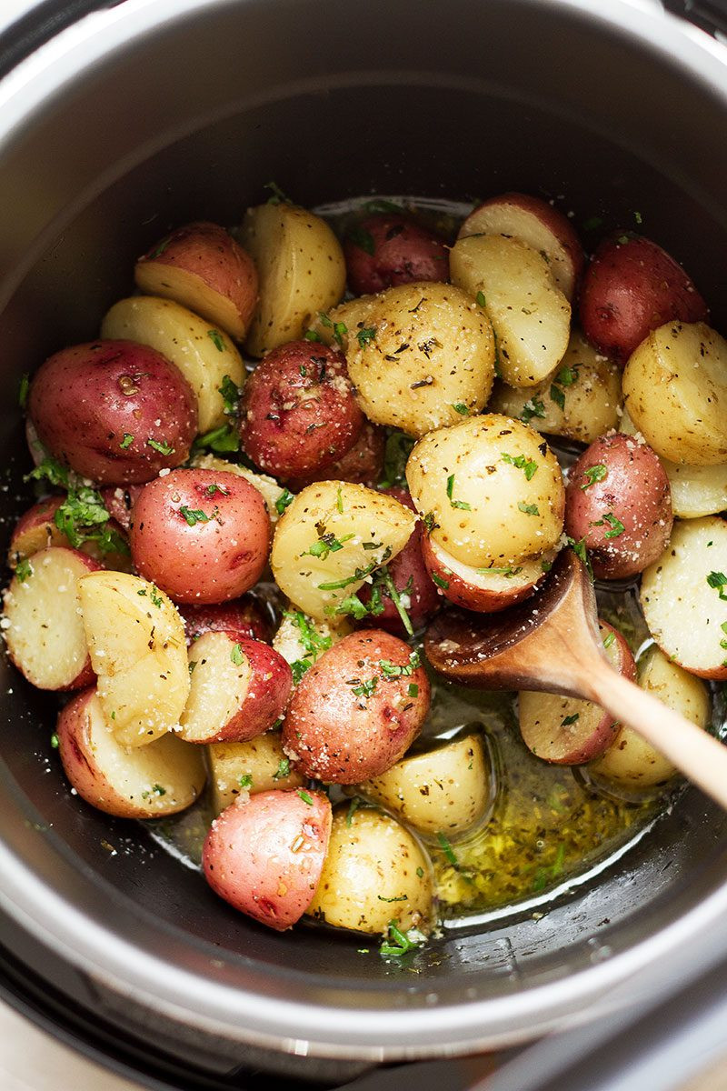 Roasted Potatoes In Instant Pot
 Instant Pot Potatoes with Garlic Brown Butter — Eatwell101