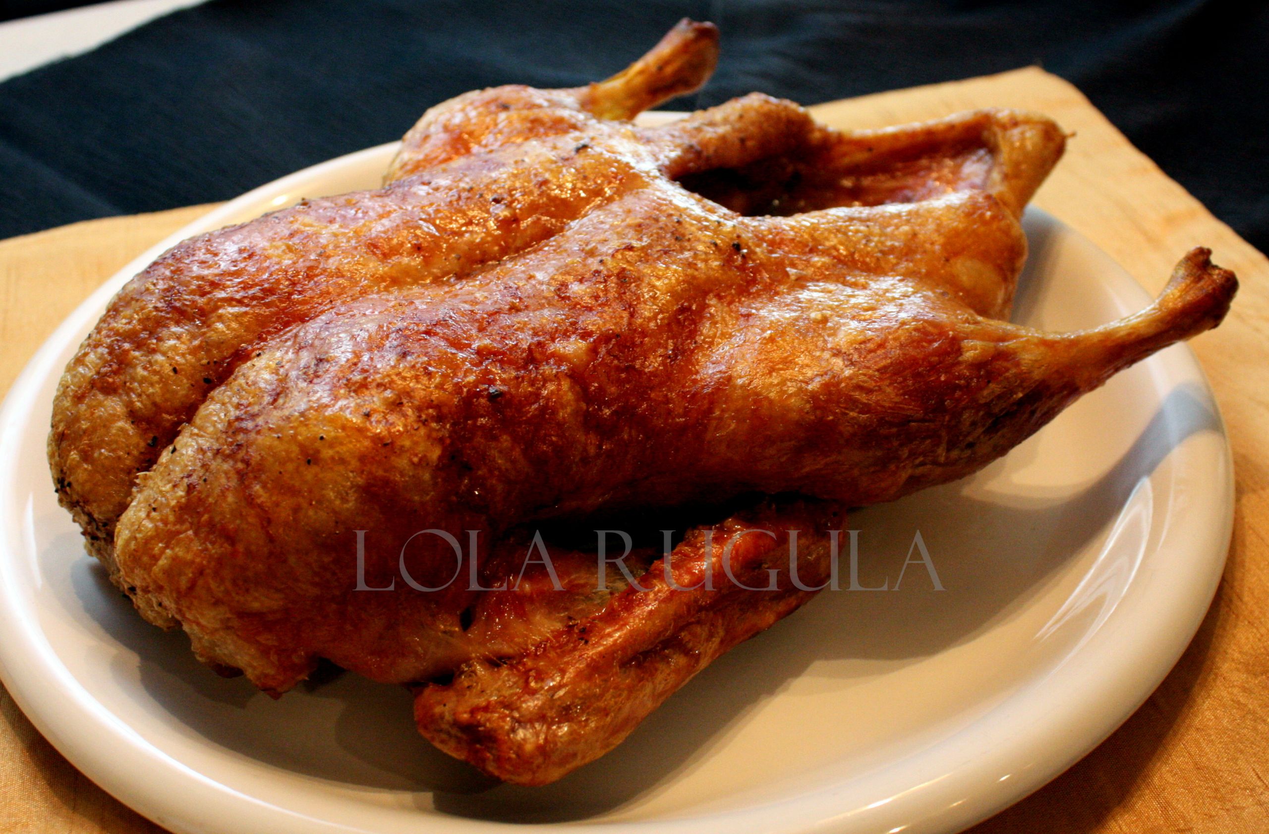 Roasted Whole Duck Recipes
 Crisp Roast Duck – Lola Rugula