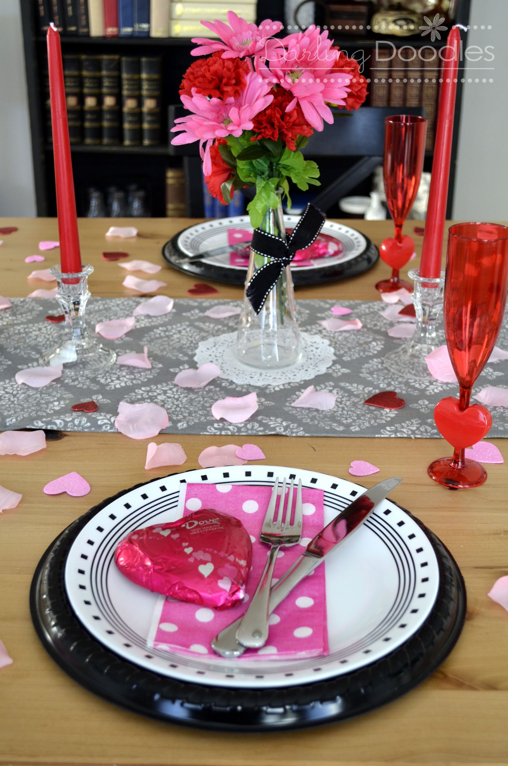 Romantic Dinner Date Ideas
 Dinner for Two Darling Doodles