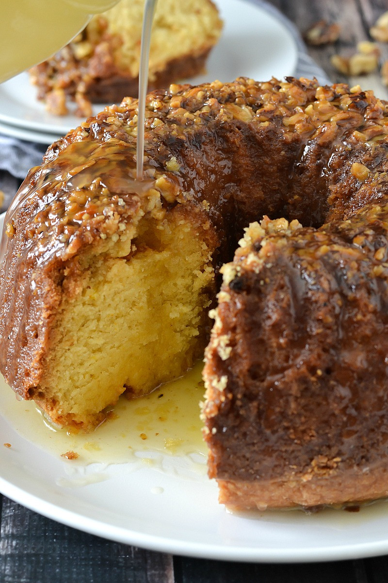 Rum Cake Recipes New Rum Cake with butter Rum Glaze