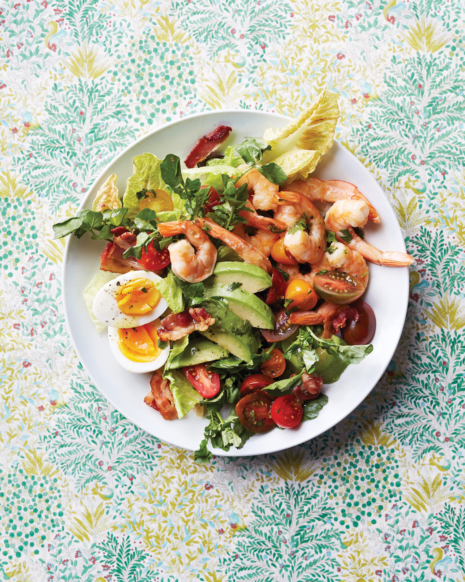 Salmon And Salad
 12 Main Dish Summer Salads Packed with Protein and Veggies