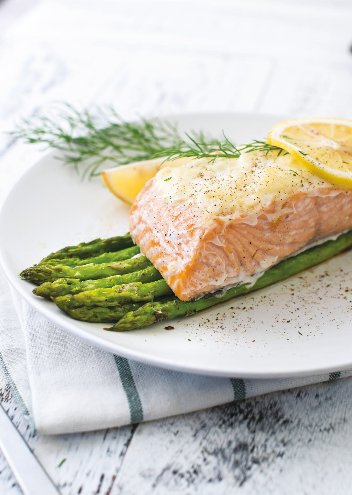 Salmon With Asparagus
 Low Carb Parmesan Salmon with Asparagus — Recipe — Diet Doctor