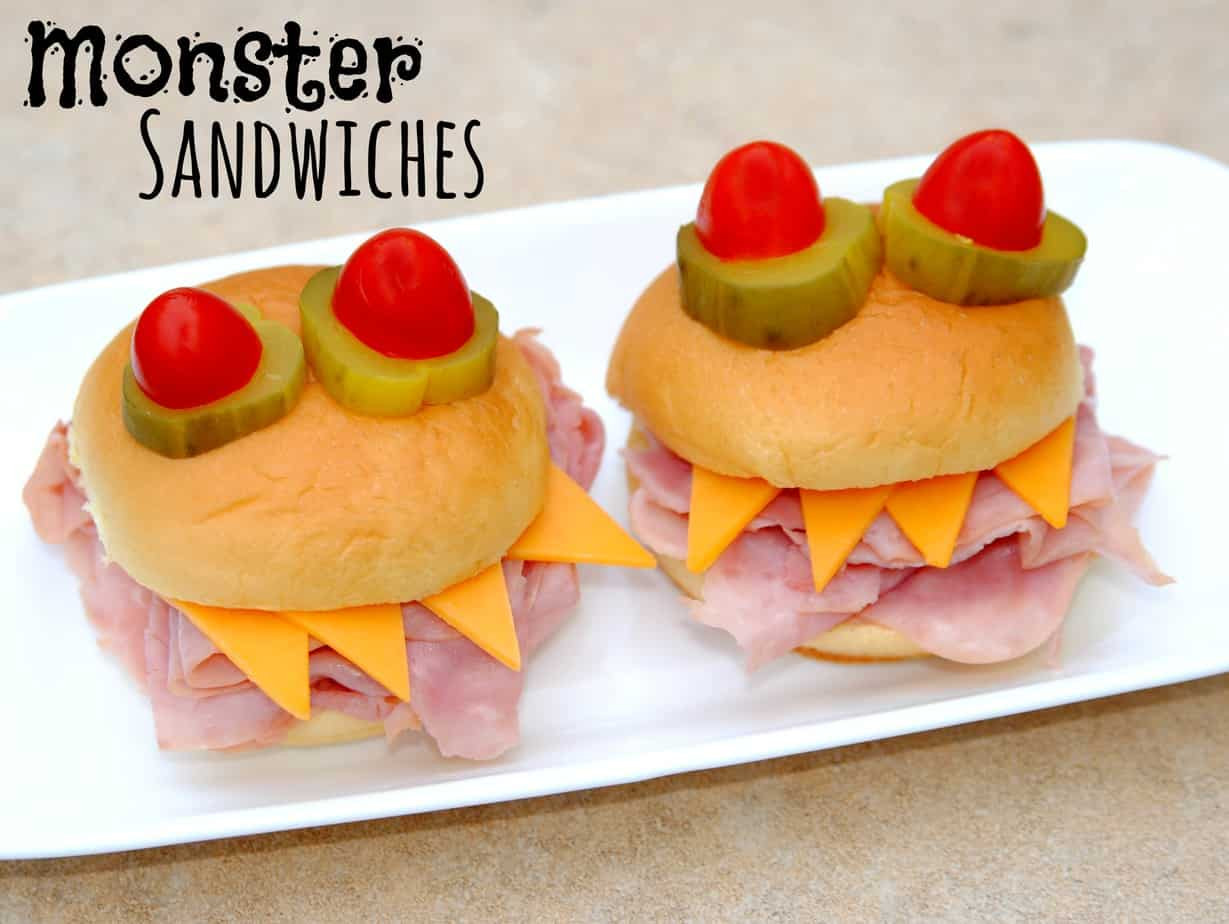 Sandwich Ideas For Dinner
 Monster Sandwiches and Fun Halloween Dinner Ideas