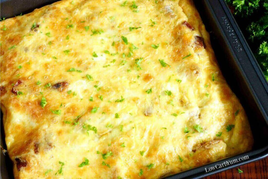Sausage And Egg Casserole No Bread
 Basic Low Carb Egg Casserole Recipe with Sausage