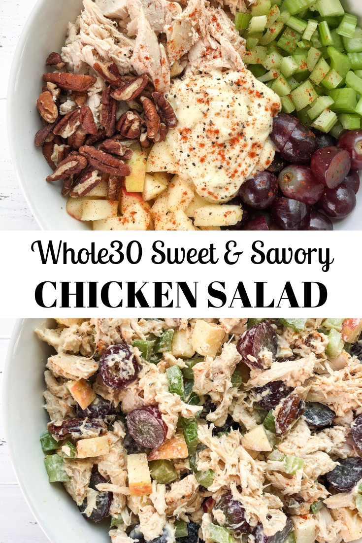 Savory Chicken Salad
 Sweet & Savory Chicken Salad Whole30