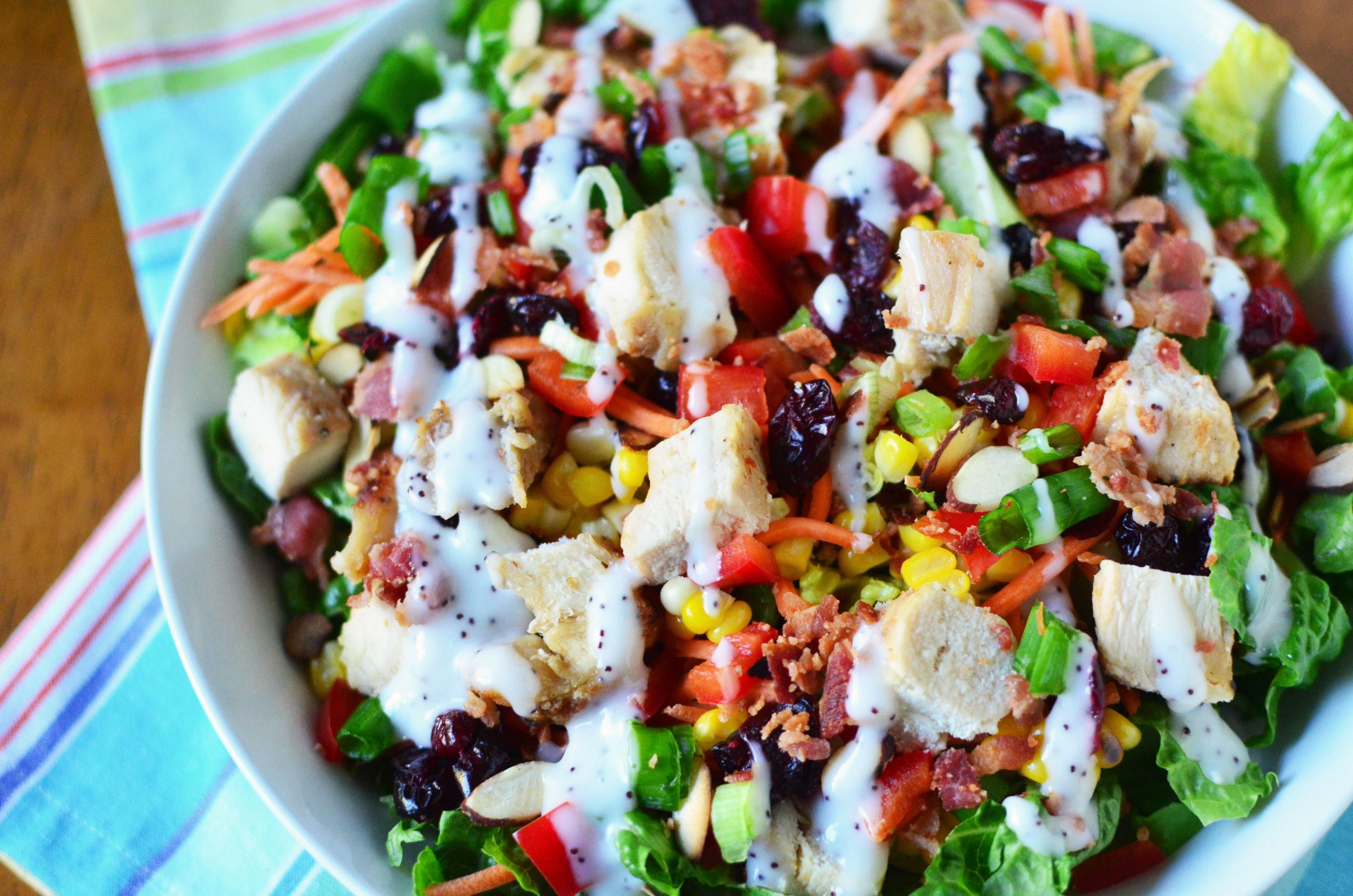 Savory Chicken Salad
 Grilled Chicken Salad with Poppy Seed Dressing Simple