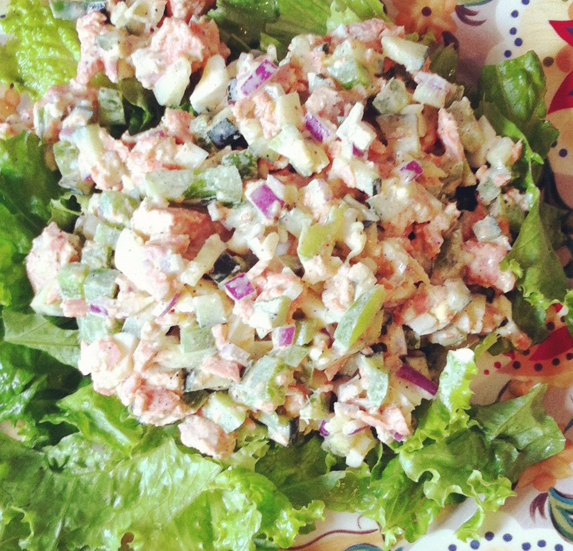 Seafood Pasta Salad Recipe Paula Deen
 Paula Deen s Salmon Salad