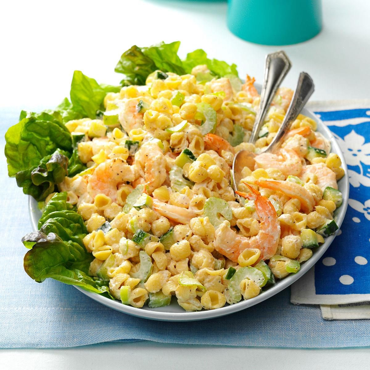 Seafood Salad Recipe With Pasta
 Chilled Shrimp Pasta Salad Recipe