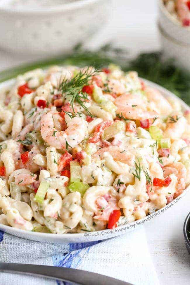 Seafood Salad Recipe With Pasta
 Shrimp Pasta Salad Spend With Pennies