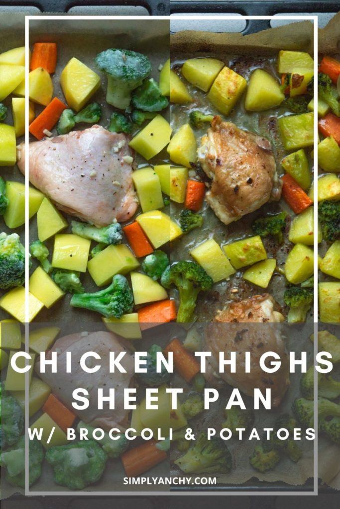 Sheet Pan Chicken Thighs And Broccoli
 Chicken Thighs With Broccoli and Potatoes Sheet Pan