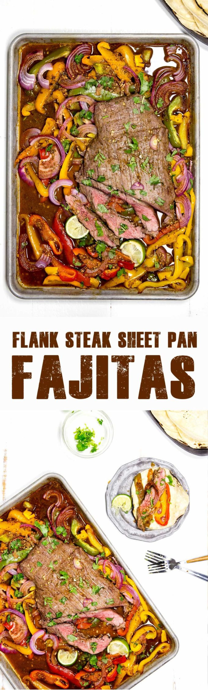 Sheet Pan Flank Steak Fajitas
 Sheet pan Flank Steak Fajitas Eazy Peazy Mealz
