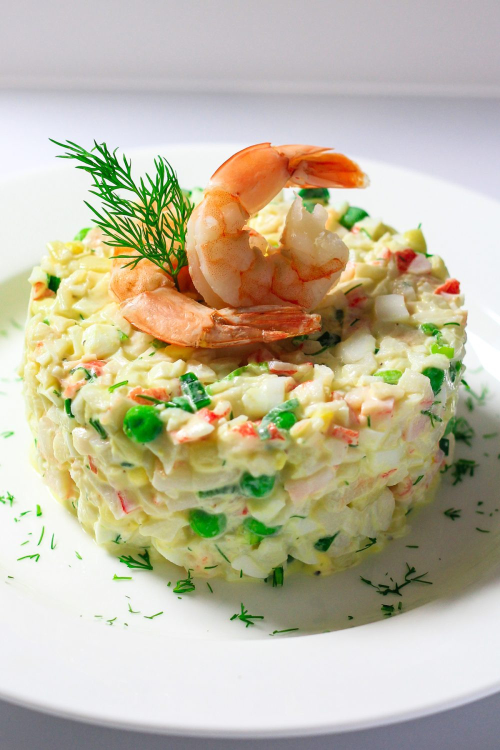 Shrimp And Crab Salad
 Imitation Crab Salad with Shrimp Recipe VIDEO Simply
