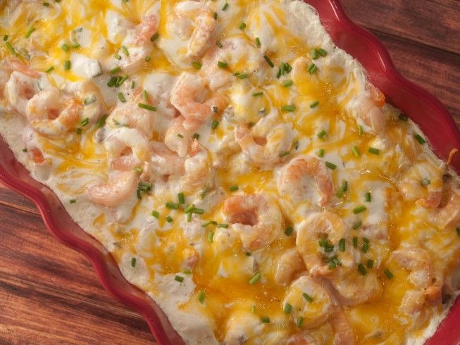 Shrimp Casserole With Noodles
 Made with egg noodles cream cheese shrimp butter cream
