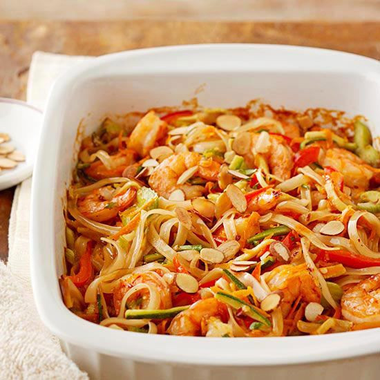 Shrimp Casserole With Noodles
 Asian Shrimp and Noodles Recipe