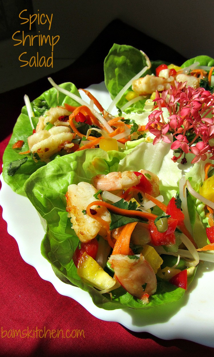 Shrimp Salad Dressing
 Spicy Shrimp Salad with Cilantro Lime Dressing Healthy