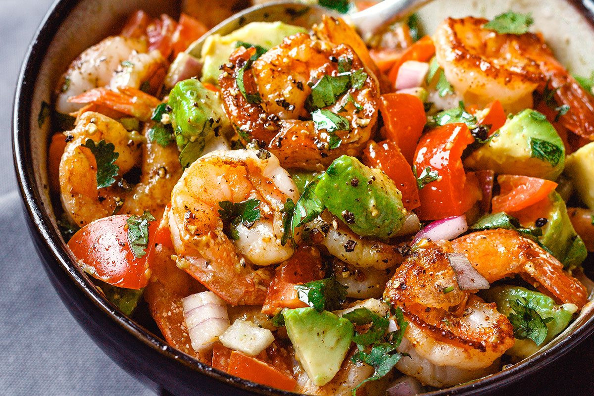 Shrimp Salad Ideas
 Shrimp and Avocado Salad Recipe — Eatwell101