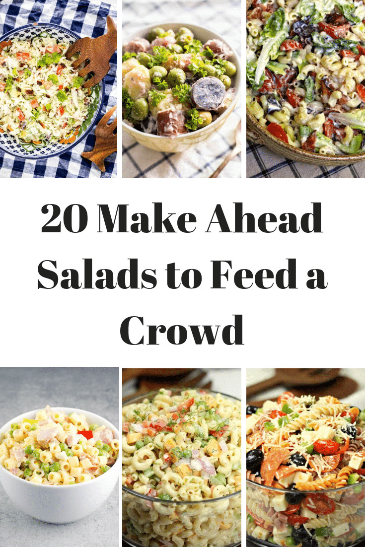 Side Dishes For A Crowd
 20 of the BEST Make Ahead Salads for a Crowd Fantabulosity