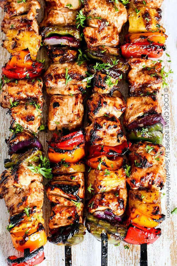 Side Dishes For Chicken Kabobs
 Hawaiian Chicken Kabobs The Best Blog Recipes