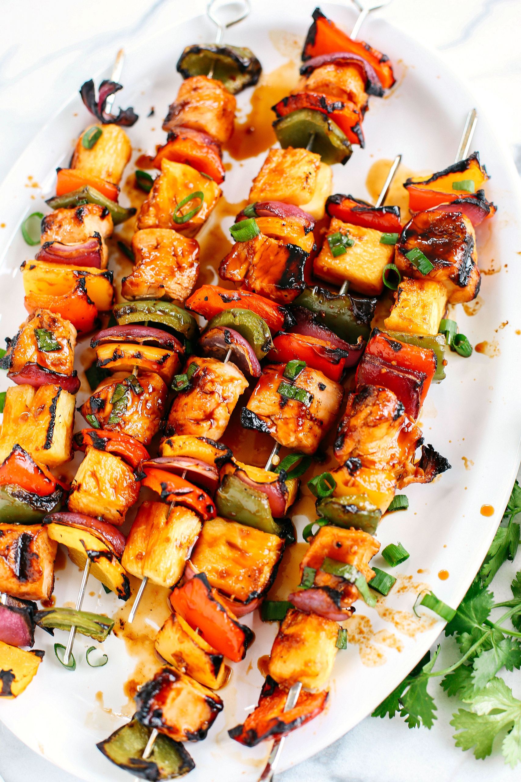Side Dishes For Chicken Kabobs
 Hawaiian Chicken Kabobs Eat Yourself Skinny