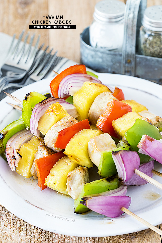Side Dishes For Chicken Kabobs
 Hawaiian Chicken Kabob Recipe Live Laugh Rowe