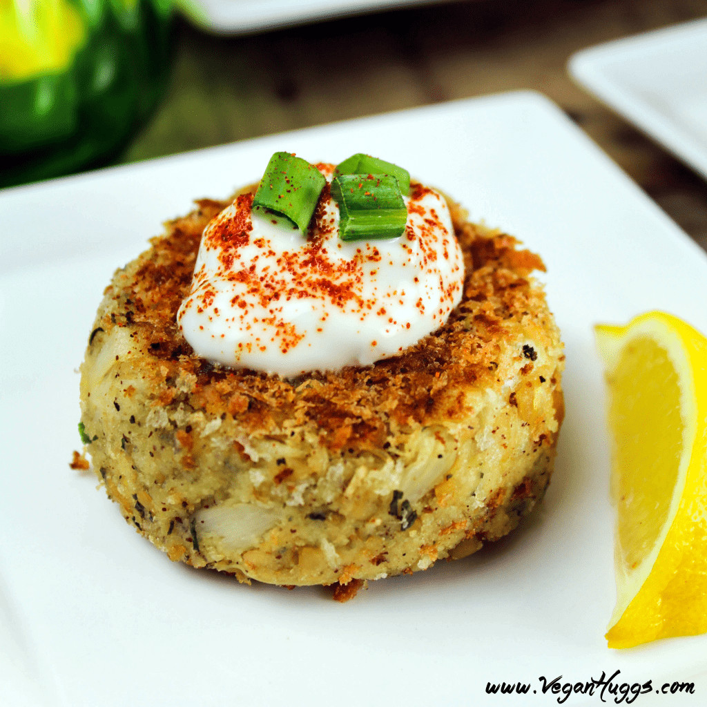 Side Dishes For Crab Cakes
 Vegan Crab Cakes Vegan Appetizer Crabless Cakes
