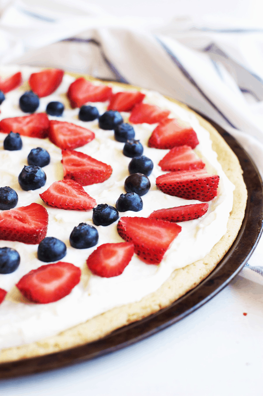 Simple 4Th Of July Desserts
 4th of July Berry Dessert Pizza