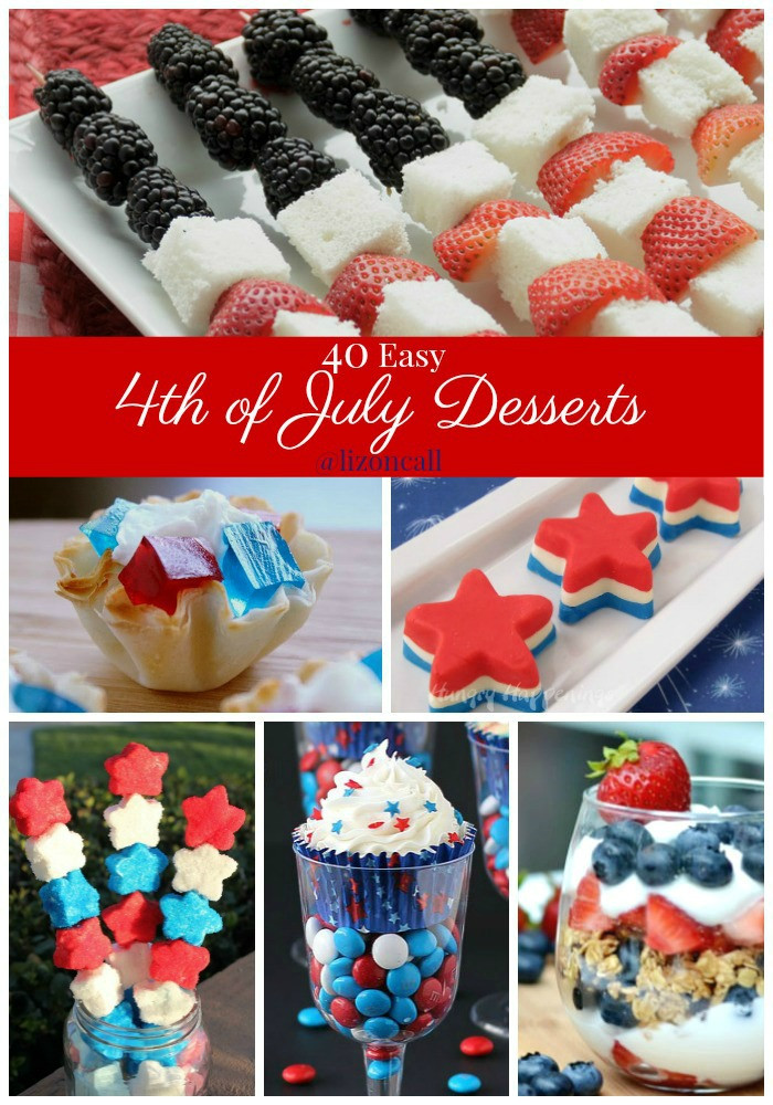 Simple 4Th Of July Desserts
 Easy 4th of July Desserts Liz on Call