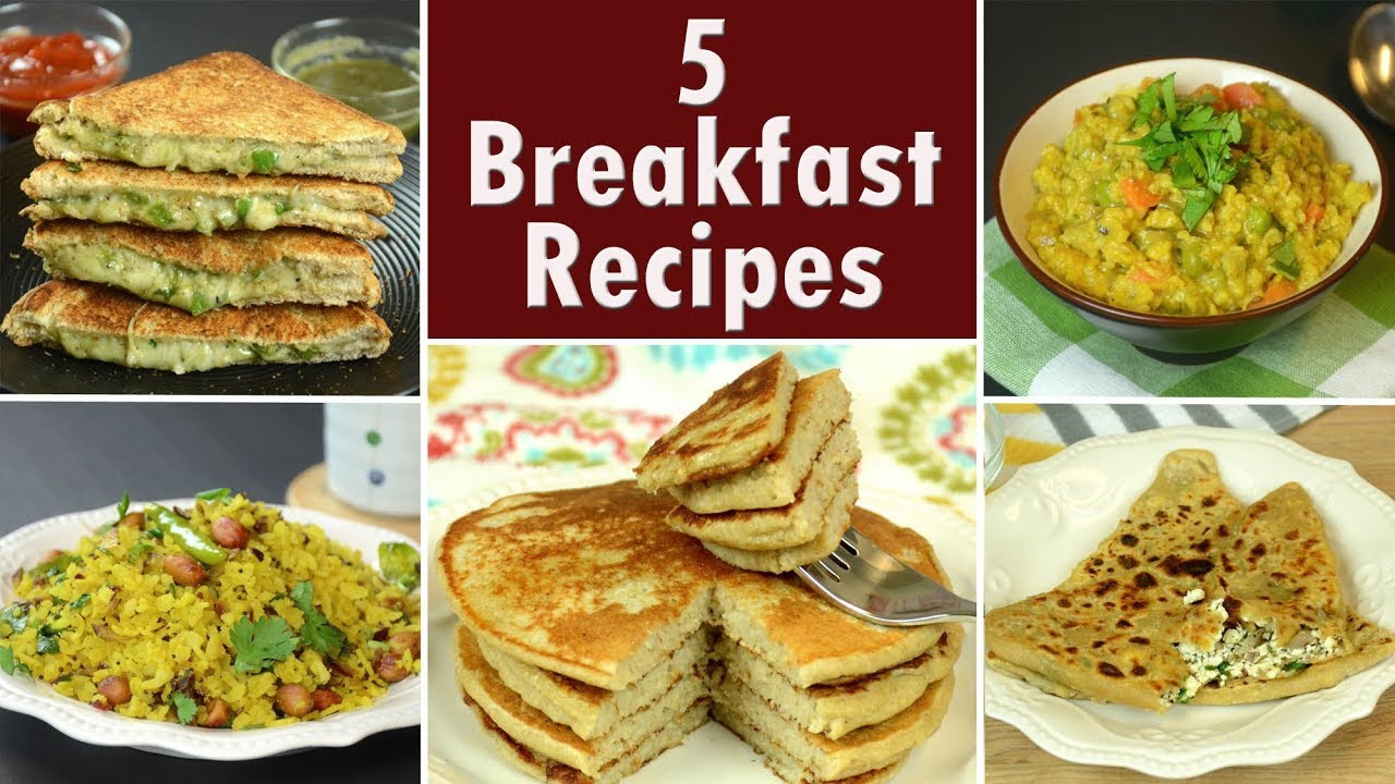 Simple Breakfast Recipes
 5 Breakfast Recipes Part 2 Indian Breakfast