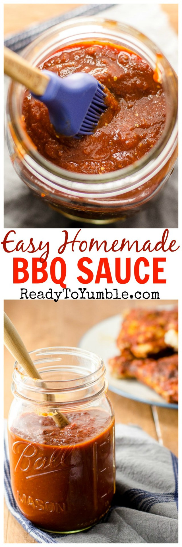 Simple Homemade Bbq Sauce
 Easy Homemade Barbecue Sauce Ready to Yumble