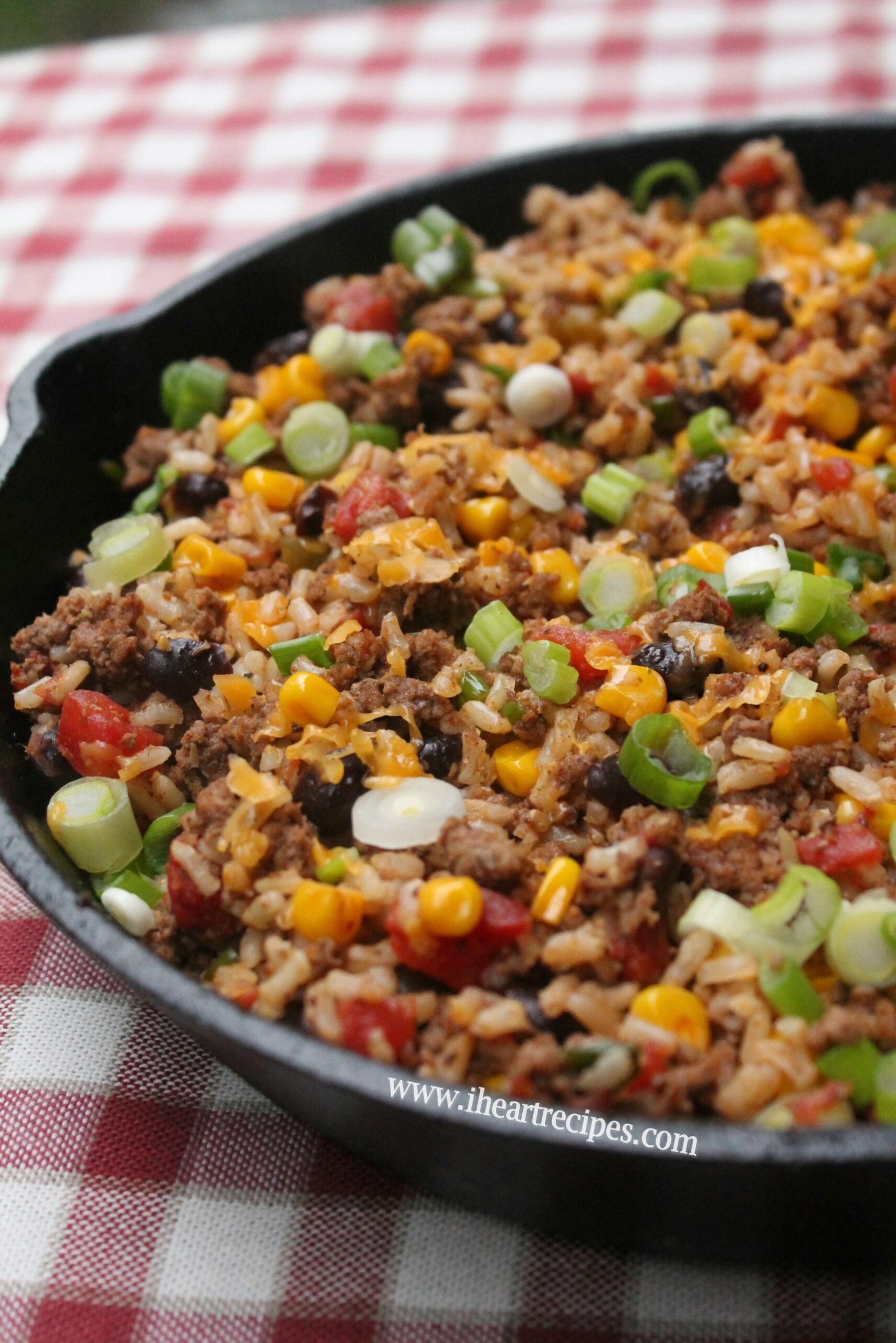 Simple Recipes With Ground Beef
 Tex Mex Ground Beef Skillet I Heart Recipes