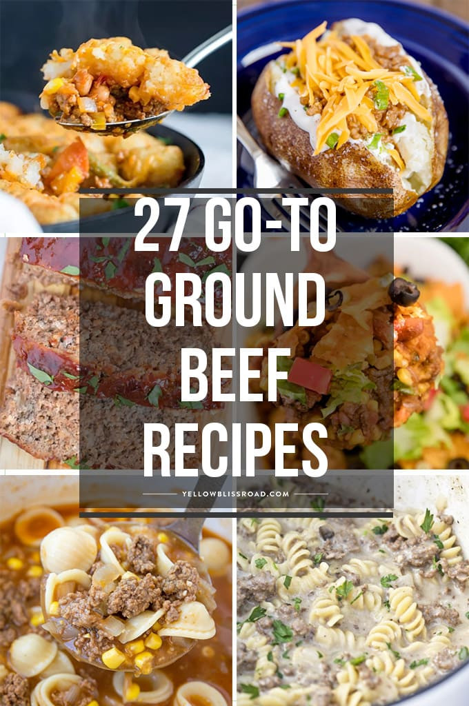 Simple Things To Make With Ground Beef
 27 Simple Ground Beef Recipes