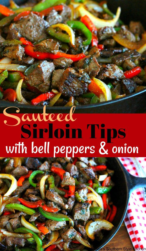 Sirloin Beef Tips Recipe
 Sauteed Sirloin Tips With Bell Peppers And ion