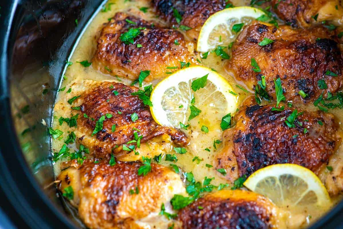 Slow Cook Chicken Thighs
 Ultimate Slow Cooker Lemon Chicken Thighs