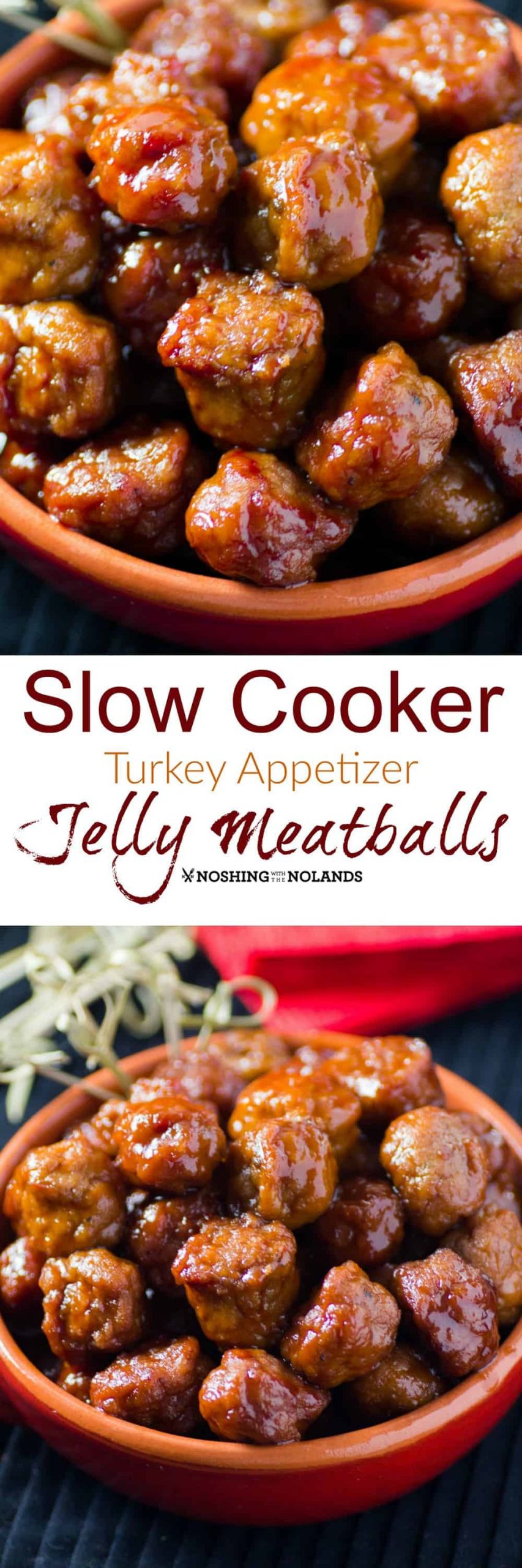 Slow Cooker Appetizers
 Slow Cooker Turkey Appetizer Jelly Meatballs SundaySupper