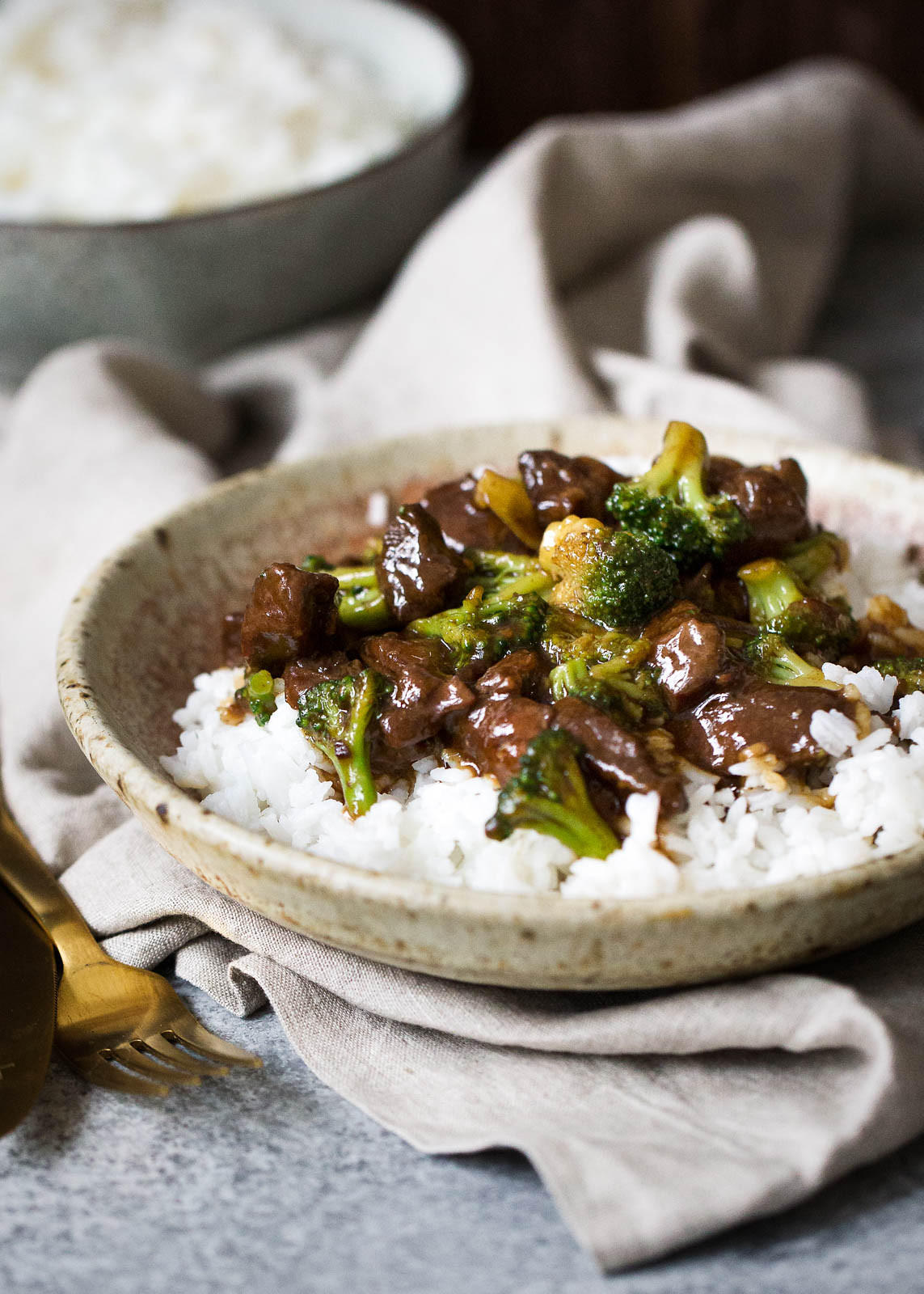 Slow Cooker Broccoli Beef
 Slow Cooker Beef and Broccoli Table for Two by Julie Chiou