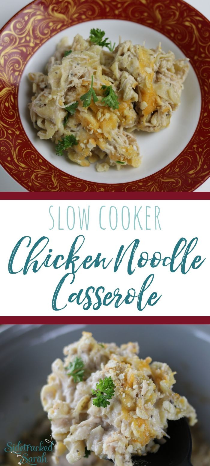Slow Cooker Chicken Noodle Casserole
 Slow Cooker Chicken Noodle Casserole Recipe