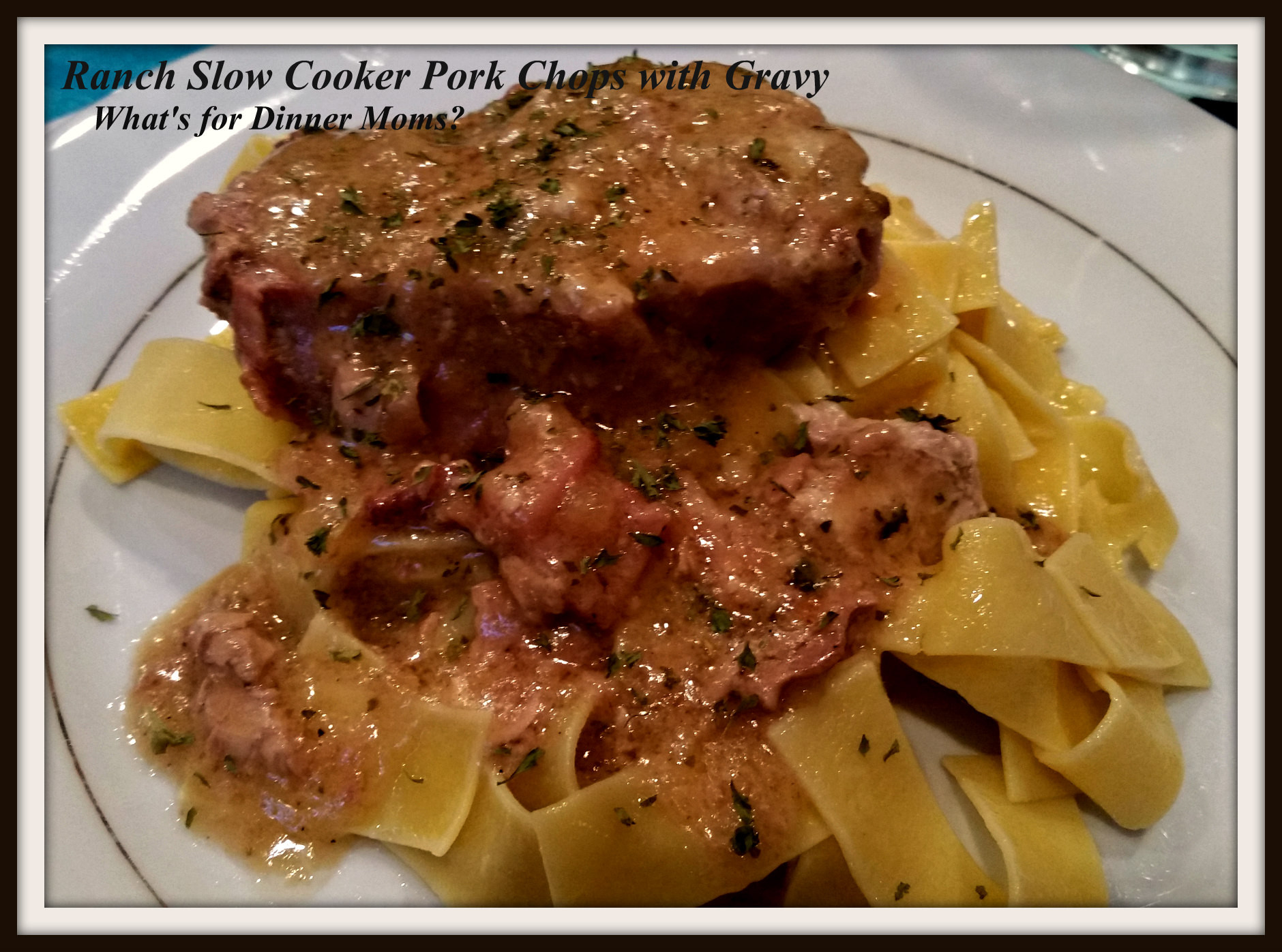 Slow Cooker Pork Chops And Gravy
 Ranch Slow Cooker Pork Chops with Gravy No Canned Soups